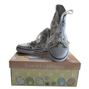 NWT/Box Sumikko Gurashi High Top Tennis Sneakers Shoes‎ Size 22cm (Youth 3)